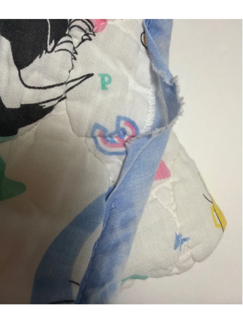 Vintage Looney Tunes Crib Quilt Tweety Sylvester Warner Bros. Cartoon Characters